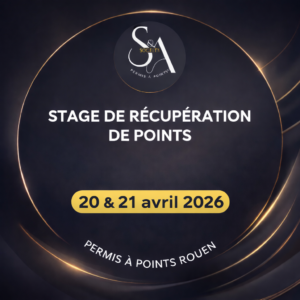 Stage de sensibilisation à la sécurité routière du 20 & 21 avril 2026
